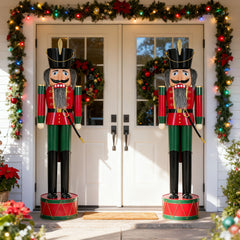 Classic Nutcracker Holiday Decor - Green / Red