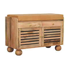 Shutter Shoe Rack With 2 Drawers - Beige
