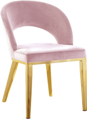 Roberto - Dining Chair with Gold Legs
