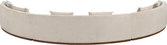 Avanti - Chenille Fabric Upholstered 3 Piece Modular Sectional