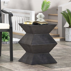 Outdoor Lightweight, Concrete Side Table - Copper