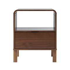 Modern Minimalist Curved Top Nightstand