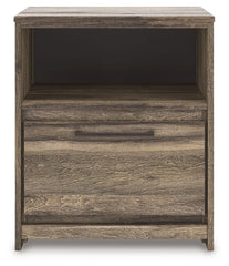 Elbrim - Brown - One Drawer Night Stand