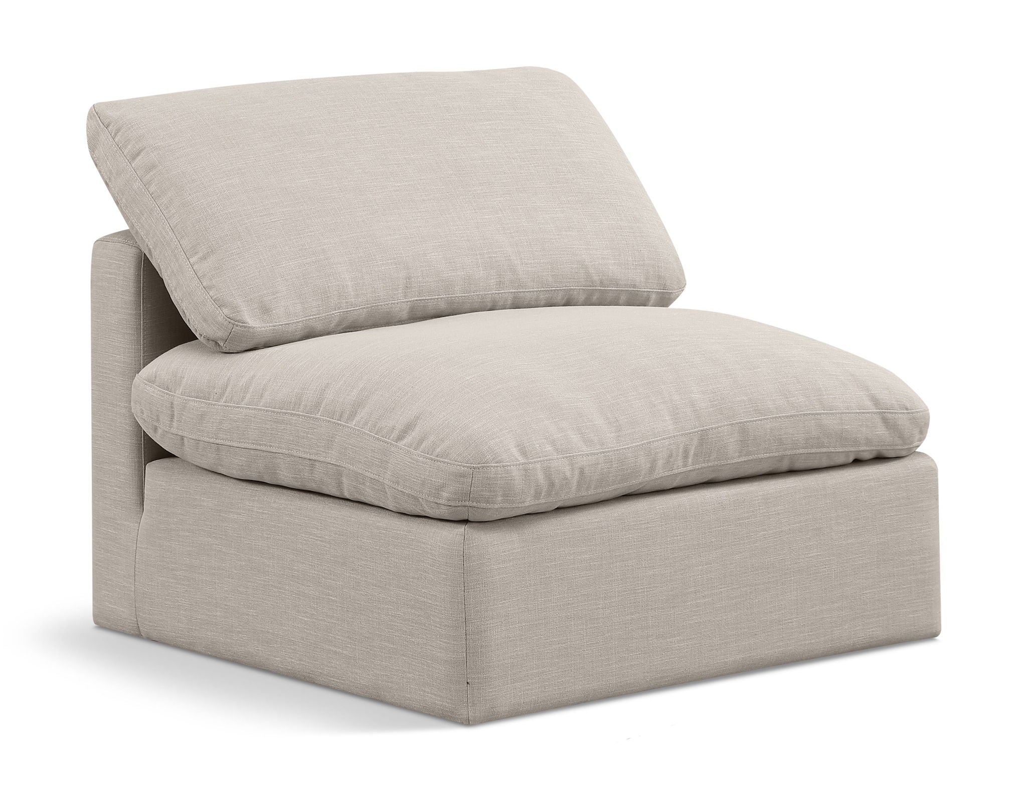 Indulge - Linen Armless Chair