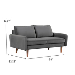 Kent - Loveseat, 2 Seater Sofa For Compact Living Spaces