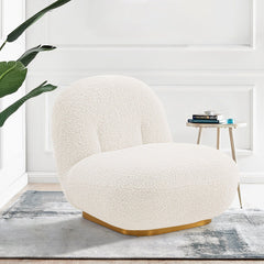 Edina - Lounge Accent Chair - White