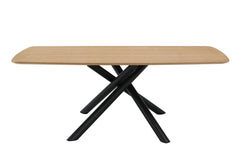 Lawton - 7 Pieces Dining Room Set - Black / Gray / Natural