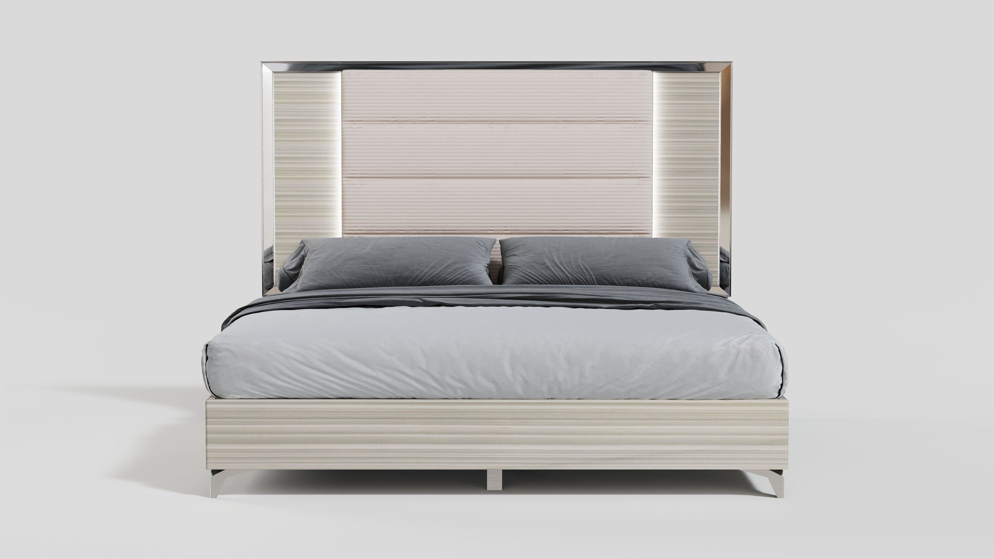 Zambrano - 6 Piece Queen Bedroom Set With Vanity Set - White