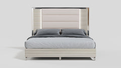 Zambrano - 6 Piece King Bedroom Set With Vanity Set - White