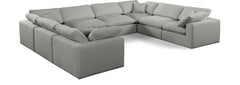 Comfy - 8 Piece Linen Modular Sectional
