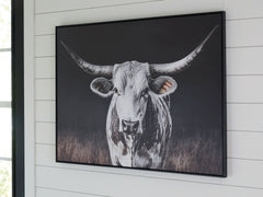 Harlandale - Black / White / Brown - Wall Art