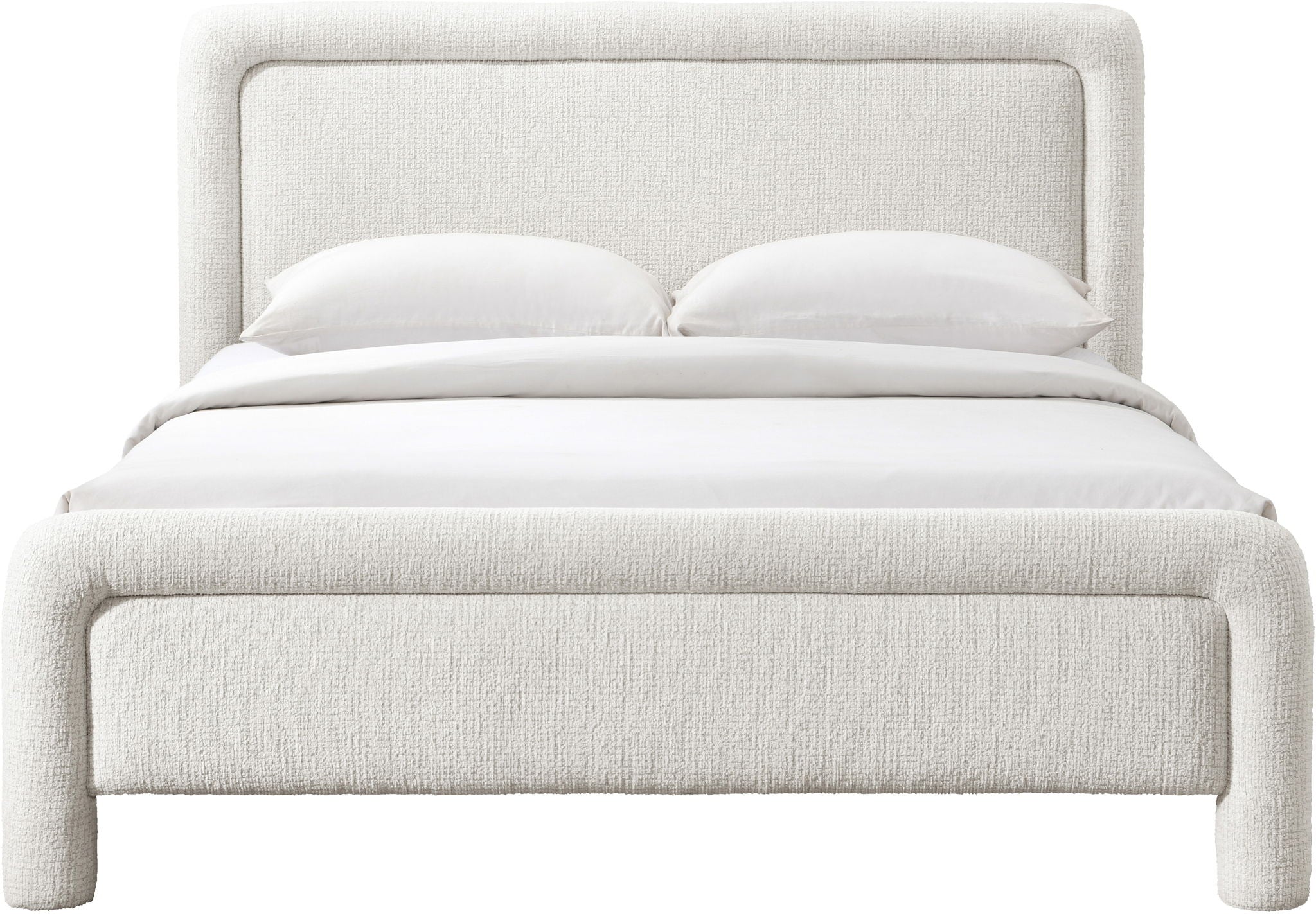 Baylor - Fabric With Interwoven Chenille Upholstered Bed