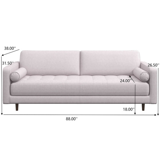 Anthony - Linen Sofa - Light Beige