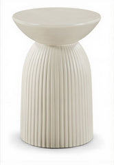 Opani - Concrete End Table - Taupe