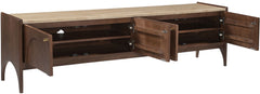 Veya - 71" Genuine Marble And Mango Wood Media Console