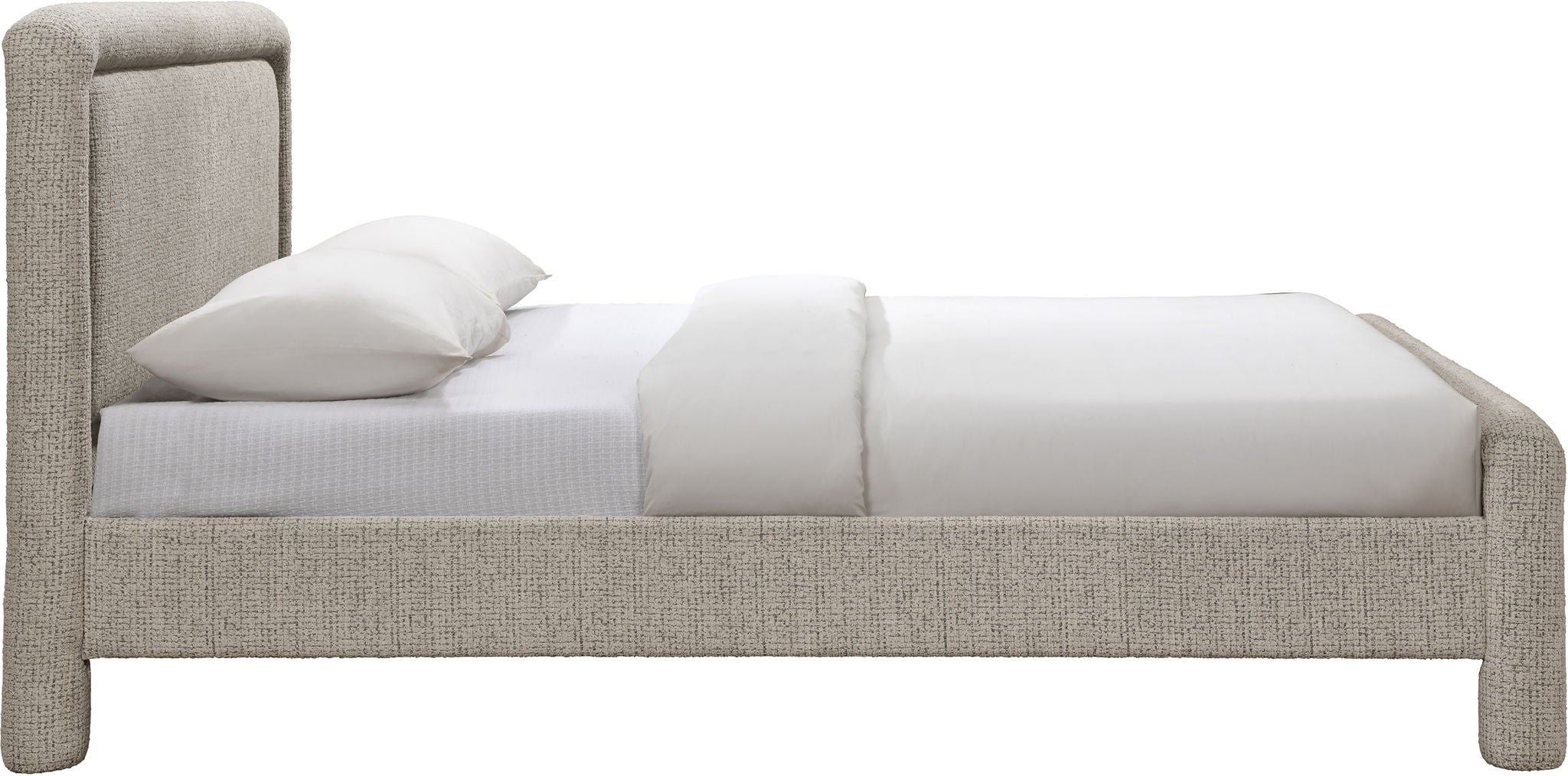 Baylor - Fabric With Interwoven Chenille Upholstered Bed