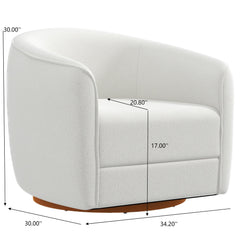 Elise - Mid-Century Modern Swivel Chair