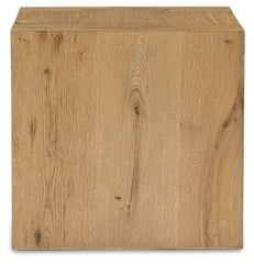 Bracken - Light Brown - Square End Table