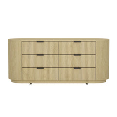 Olivia - Dresser With 6 Drawers - Oak
