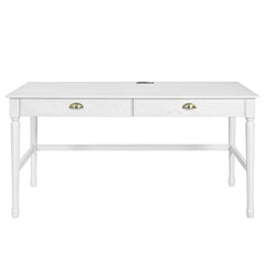 Modern Writing Desk With Drawers For Home Office