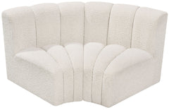 Arc - Boucle Fabric 2 Piece Modular Sofa