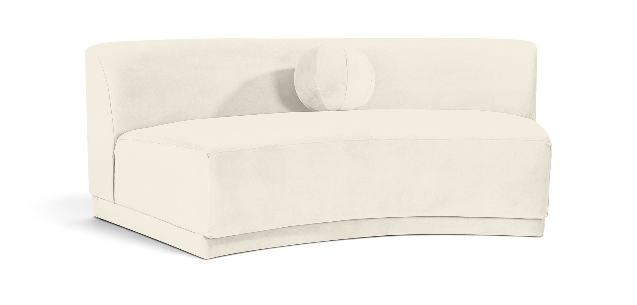Avra - Velvet Performance Fabric Upholstered Armless Sofa