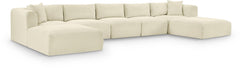 Shaggy - 7 Piece Modular Sectional With 2 Ottomans