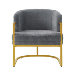 Upholstered Reading Accent Armchair For Living Room