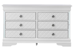 Verona - Stylish Dresser - Silver Champagne