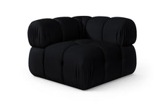 Orin - Velvet Performance Fabric Upholstered Modular Corner Chair