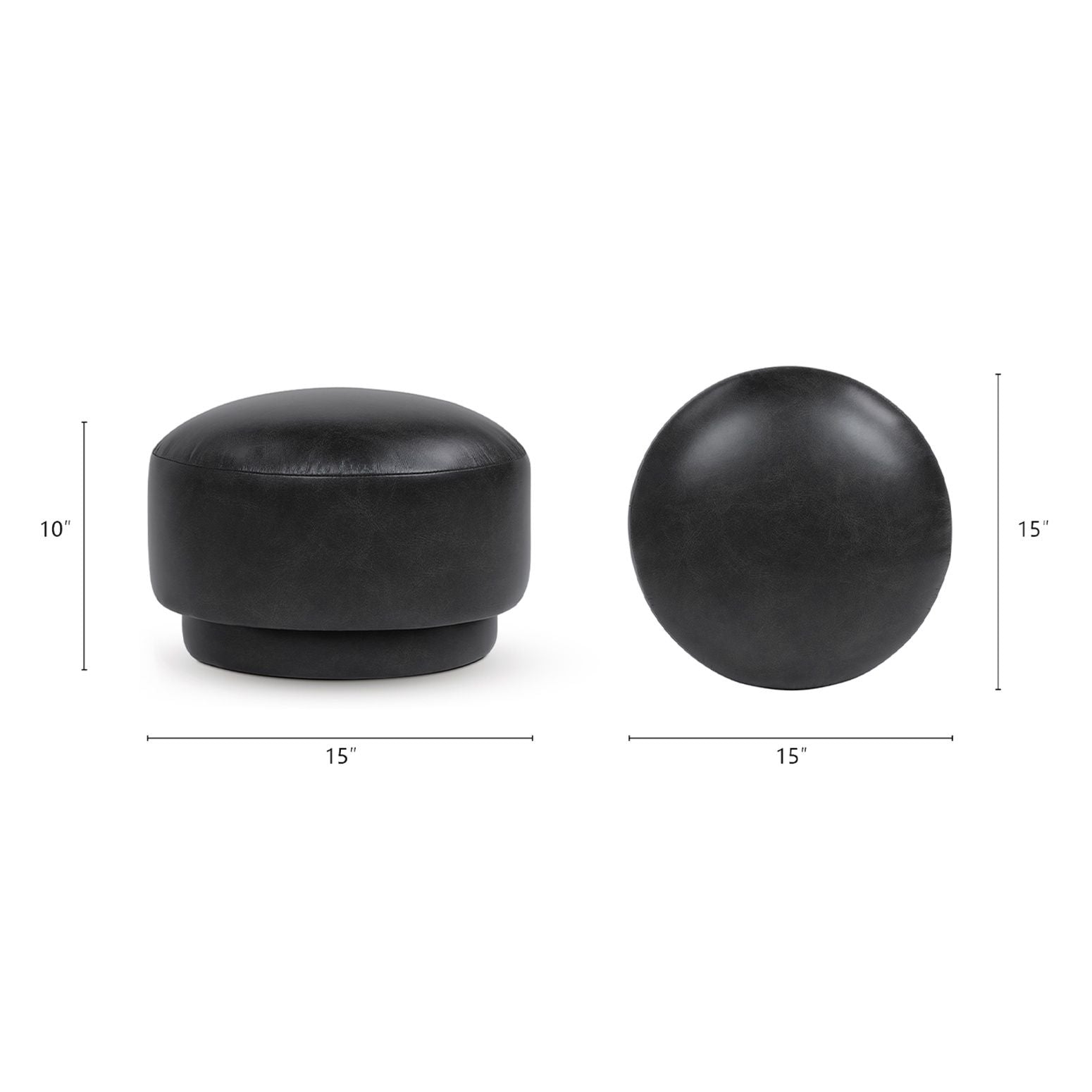 Fuji - Mushroom Footstool Ottoman With Compact Design