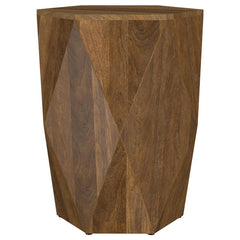 Zalika - Hexagonal Solid Mango Wood Table