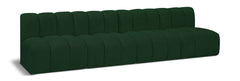 Arc - Boucle Fabric 4 Seats Modular Sofa