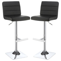 Bianca - Square Upholstered Adjustable Bar Stools (Set of 2)