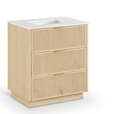 Willard - Engineered Stone And Solid Wood Bathroom Vanity
