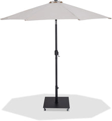 Fiji - Aluminum Patio Umbrella With Square Black Base