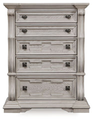 Bruchandi - Antique White - Five Drawer Chest