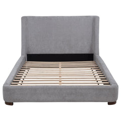 Rennes - Upholstered Wingback Platform Bed