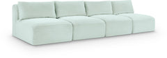 Shaggy - 4 Seat Modular Armless Sofa