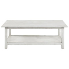 Payne - Wood Coffee Table with Shelf
