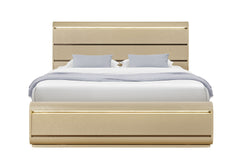 Genesis - King Bed With LED - Gold