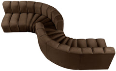 Arc - Velvet 6 Piece Modular Sofa