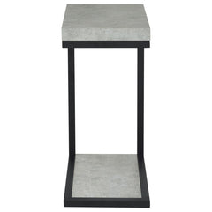 Beck - Engineered Wood C-Shape Sofa Side Table