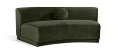 Avra - Velvet Performance Fabric Upholstered Armless Sofa