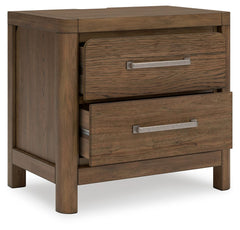 Cabalynn - Two Drawer Night Stand - Light Brown