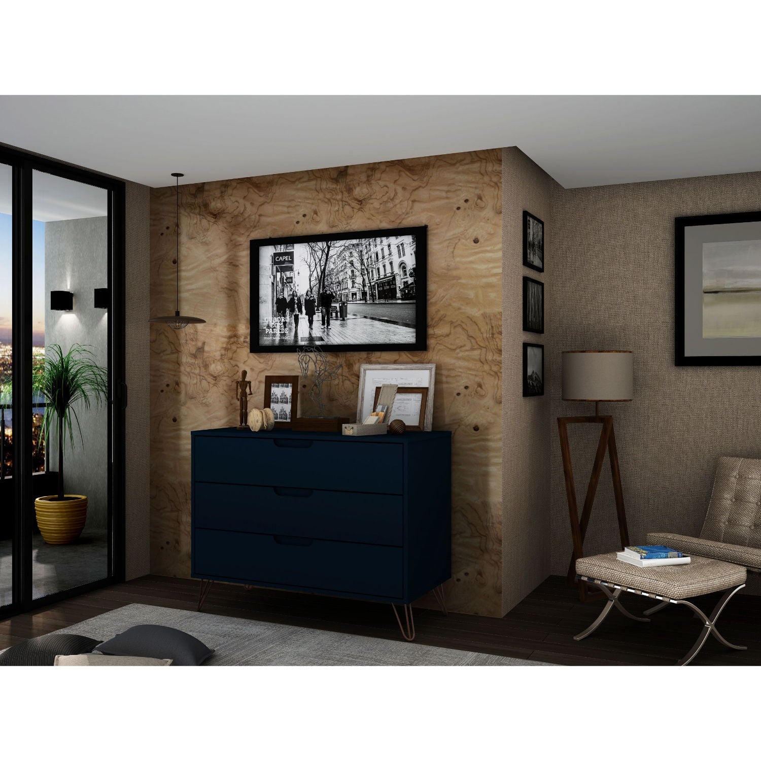 Rockefeller - 3 Drawer Dresser