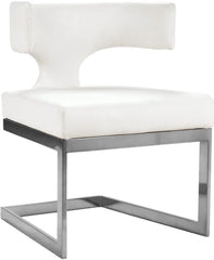 Alexandra - Dining Chair with Chrome Legs