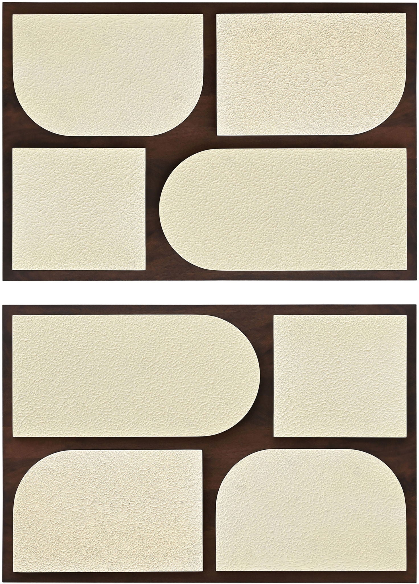 Icon - Mango Wood 2 Piece Wall Art
