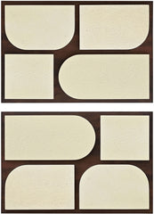 Icon - Mango Wood 2 Piece Wall Art