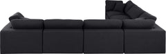 Comfy - 6 Piece Linen Modular Corner Sectional